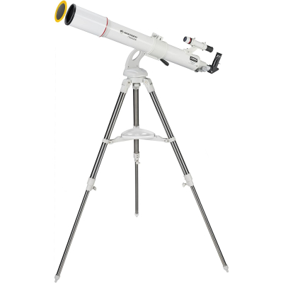 Bresser Refractor Telescope Messier AR-90/900 Nano AZ with Azimuthal Mount and Stainless Steel Tripod