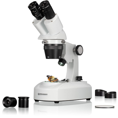Bresser Stereo Microscope Researcher ICD LED 20x-80x with 360° rotatable binocular head