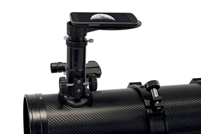 Bresser Telescope Spica 130/650 EQ3 - parabolic Reflector with Smartphone Adapter and solar filter