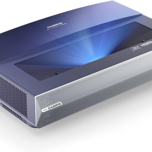 CASIRIS A6 Ultra Short Throw Projector, Smart Projector with Wifi and Bluetooth, 1080P Full HD with Speaker, 3000 ANSI 4k Home Cinema, WIFI6/5G Triple UHD Laser TV
