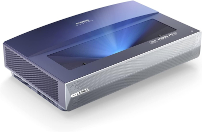 CASIRIS A6 Ultra Short Throw Projector, Smart Projector with Wifi and Bluetooth, 1080P Full HD with Speaker, 3000 ANSI 4k Home Cinema, WIFI6/5G Triple UHD Laser TV