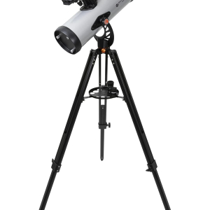 Celestron 22452 StarSense Explore LT114AZ Newtonian Reflector Telescope, Smartphone App-enabled, includes Two Eyepieces, 2xBarlow lens, Phone Dock/Height-adjustable Tripod,...