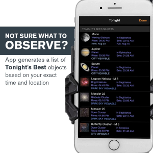 Celestron 22452 StarSense Explore LT114AZ Newtonian Reflector Telescope, Smartphone App-enabled, includes Two Eyepieces, 2xBarlow lens, Phone Dock/Height-adjustable Tripod,...