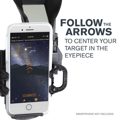 Celestron 22461 StarSense Explore DX 130 Newtonian Reflector Telescope with Smartphone App-enabled Technology, includes Two Eyepieces, Phone Dock and Height-adjustable Tripod,...