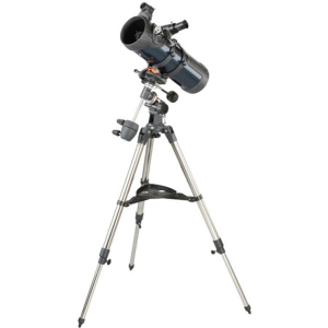 Celestron 31042 AstroMaster 114EQ Newtonian Reflector Telescope, Dark Blue