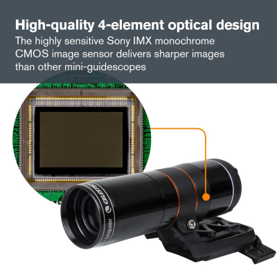 Celestron 94008 StarSense Autoguider Telescope Accessory for Computerised Telescopes, 3-Minute Auto Alignment, Precise GoTo and Guiding for Astroimaging, Mount Modeling for...