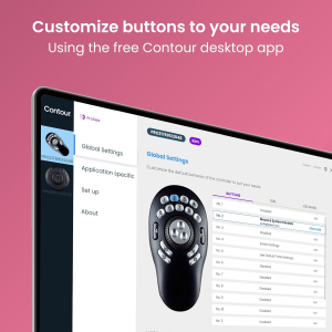 Contour Shuttle PRO V2 - Multimedia Controller with Jog Wheel & 15 Custom Programmable Buttons, Ideal for Video, Audio & Photo Editing, Mac & PC Compatible - Black
