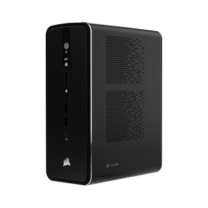 Corsair AI WORKSTATION 300 Desktop PC – AMD Ryzen AI Max+ 395 CPU – AMD Radeon 8060S iGPU (Up to 96GBs vRAM) – 128GB LPDDR5X 8000MT/s Memory – 4TB M.2 SSD – Black