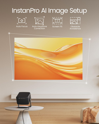 Dangbei DBOX02 Pro 4K Projector with Google TV & Netflix Officially, 2000 ISO Lumens HDR10+ Dolby Audio 3D Ready 300" Screen Auto Keystone/Focus WiFi & Bluetooth Home Theater...
