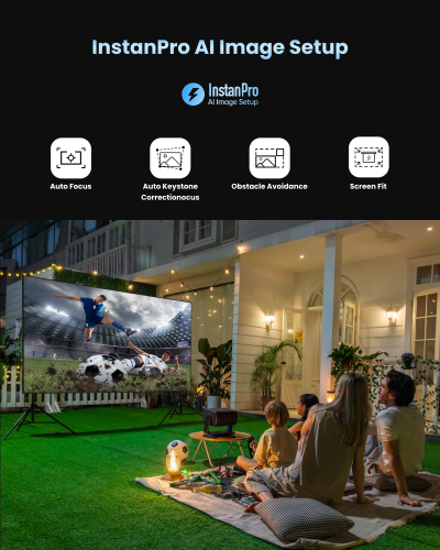 Dangbei MP1 MAX 4K Projector, 3100 ISO Lumens 300'' Screen for Bedroom Home Cinema, Google TV with Netflix Officially, 2x12W Dolby Audio DTS:X, HDR10+, Blu-ray 3D Projector with...