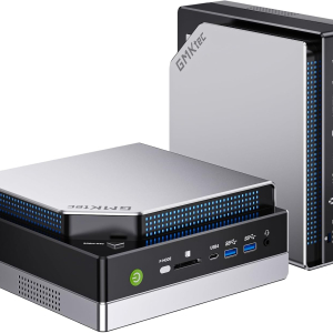 GMKtec EVO-X2 AI Mini PC AMD Ryzen Al Max+ 395 (up to 5.1GHz) Mini Gaming Computers, 96GB LPDDR5X 8000MHz (8GB*8) 2TB PCIe 4.0 SSD, Quad Screen 8K Display, WiFi 7 & USB4, SD...