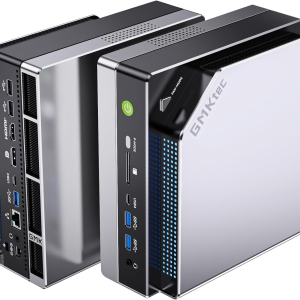 GMKtec EVO-X2 AI Mini PC AMD Ryzen Al Max+ 395 (up to 5.1GHz) Mini Gaming Computers, 96GB LPDDR5X 8000MHz (8GB*8) 2TB PCIe 4.0 SSD, Quad Screen 8K Display, WiFi 7 & USB4, SD...