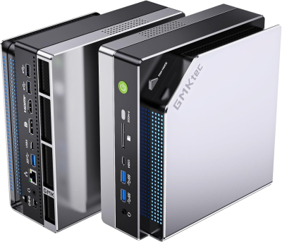 GMKtec EVO-X2 AI Mini PC AMD Ryzen Al Max+ 395 (up to 5.1GHz) Mini Gaming Computers, 96GB LPDDR5X 8000MHz (8GB*8) 2TB PCIe 4.0 SSD, Quad Screen 8K Display, WiFi 7 & USB4, SD...