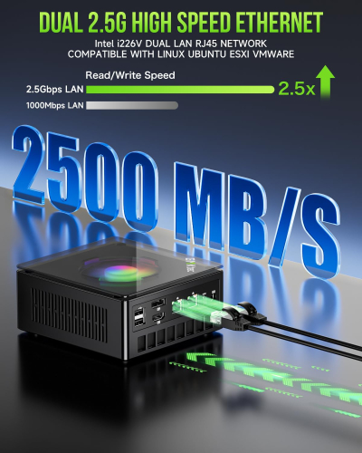 GMKtec K11 AMD Ryzen 9 Gaming Mini PC 8945HS(8C/16T, Up to 5.2GHz) W-11 Pro, 32GB DDR5 RAM 1TB Mini Desktop PC Computer, Oculink, Dual NIC 2.5GbE LAN, HDMI/DisplayPort/USB4*2