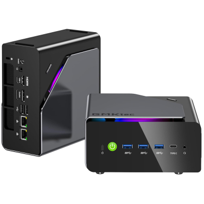 GMKtec K15 AI Mini PC Oculink with Intel Core Ultra 5 125U Processor, 32GB DDR5 RAM 1TB SSD, Desktop Computer AI Boost, 3X M.2 2280 Storage Expansion, Dual NIC 2.5GbE, HDMI 2.1,...