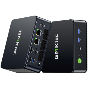 GMKtec M6 Ultra Gaming Mini PC Zen 4 Ryzen 5 7640HS (Upgraded 6600H/ 6800H/U), 32GB RAM DDR5 1TB SSD Dual NIC LAN 2.5GbE Desktop Computers Office Home/Triple 4K Display/WiFi...
