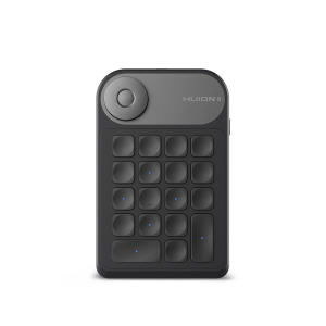 HUION Keydial Remote K40 Bluetooth Programmable Keypad,OLED Display with Dual Dials, 60 Customized Keys Macro Keyboard for PC, Mac, Mobile, One-Hand Shortcut Keyboard for...