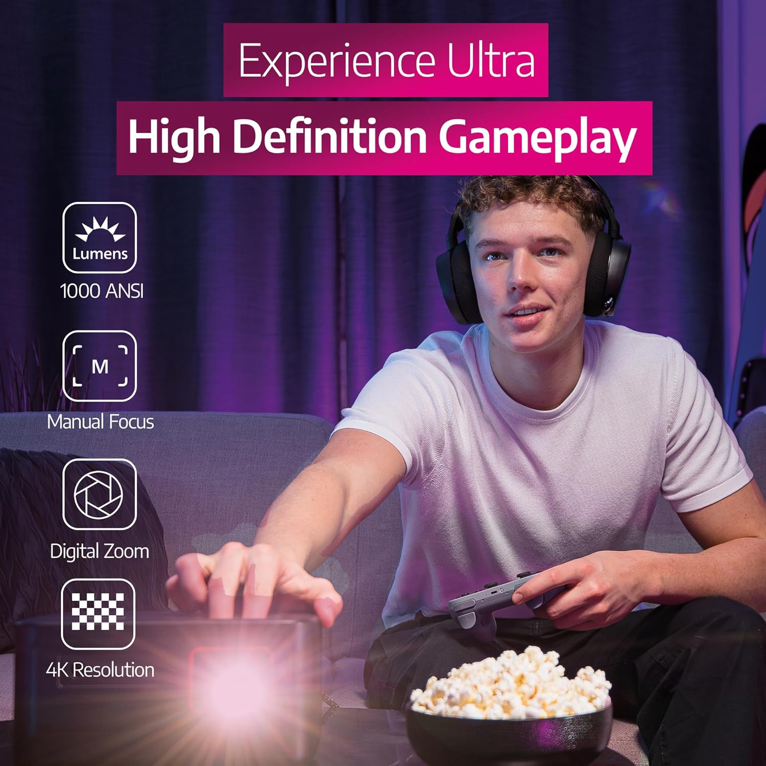 Philips, GamePix 900, 4K projector, resolution 3840 x 2160 pixels ...