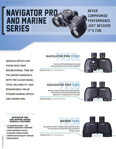 Steiner Marine Binoculars for Adults and Kids, 7x50 Binoculars for Bird Watching, Hunting, Outdoor Sports, Wildlife Sightseeing and Concerts - Quality Performance Water-Going...