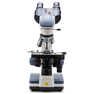 Swift Binocular Microscope SW350B for Adults,40X-2500X,Wide-field 10X and 25X Eyepieces, LED Illumination, Abbe Condenser, Double-Layer Mechanical Stage