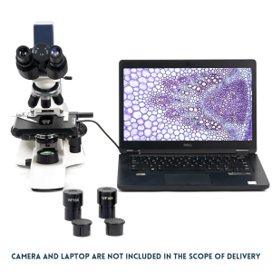 Swift DMSW-300 Compound Binocular Microscope, 40X-1600X Magnification, Rechargeable Digital Lab Microscope with 3MP Swiftcam, LED Illumination, Semi-Plan Objectives, Compatible...