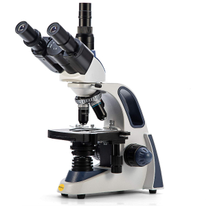 Swift SW350T Compound Trinocular Microscope,40X-2500X Magnification,Two-Layer Mechanical Stage,with 5.0 mp Camera and Software Windows/Mac Compatible and 5 PCS Prepared Slides...