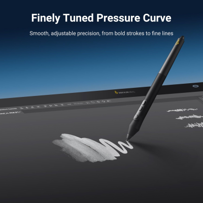 Xencelabs Pen Display 24 Drawing Monitor 4K with Quick Keys 99% Adobe RGB Professional Graphic Drawing Display 2 Battery-Free Pens 8192 Levels Pressure for Windows/Mac/Linux