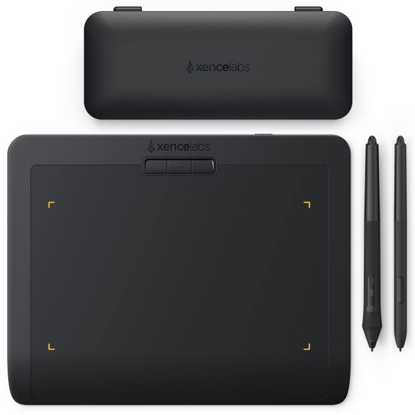 Xencelabs Pen Tablet Small Professional 8" Wireless Drawing Tablet 16:9 Aspect Ratio Ultrathin Portable Graphic Tablet with 2 Battery-Free Pens 8192 Levels Pressure for...