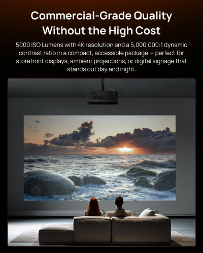 XGIMI TITAN Dual Laser 4K Home Projector, Professional-Grade 5000 Lumens, 0.78'' HEP Imaging Chip, 1.2–1.8:1 Optical Zoom, 5,000,000:1 Dynamic Contrast Ratio, IMAX Enhanced,...