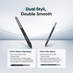 XPPen Artist Ultra 16 Drawing Tablet with 15.6" 4K OLED Display, Professional Graphics Tablet with Intuitive Touch Screen, Dual X3 Pro Stylus for Digital Drawing&Design,...