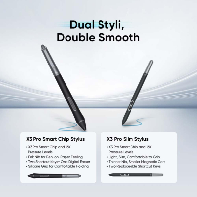 XPPen Artist Ultra 16 Drawing Tablet with 15.6" 4K OLED Display, Professional Graphics Tablet with Intuitive Touch Screen, Dual X3 Pro Stylus for Digital Drawing&Design,...