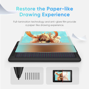 XPPen Artist13.3 Pro V2 Drawing Tablet with Full-laminated Screen, 99% sRGB Color Gamut, 13.3" Portable Graphics Pen Display with X3 Pro Smart Chip Stylus, 8 Shortcut Keys,...