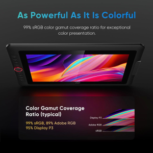XPPen Artist13.3 Pro V2 Drawing Tablet with Full-laminated Screen, 99% sRGB Color Gamut, 13.3" Portable Graphics Pen Display with X3 Pro Smart Chip Stylus, 8 Shortcut Keys,...