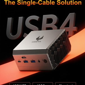 AOOSTAR GT68 mini pc ryzen7 Pro 6850H(4.7GHz Defeat 6650u/6800h/6850u) micro computer,32G RAM 6400MT/s 1TB M.2 SSD(3-slots), Oculink / USB4.0 /4K 3-Displays / 2.5G RJ45*2 /...