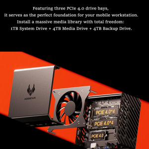 AOOSTAR GT68 mini pc ryzen7 Pro 6850H(4.7GHz Defeat 6650u/6800h/6850u) micro computer,32G RAM 6400MT/s 1TB M.2 SSD(3-slots), Oculink / USB4.0 /4K 3-Displays / 2.5G RJ45*2 /...