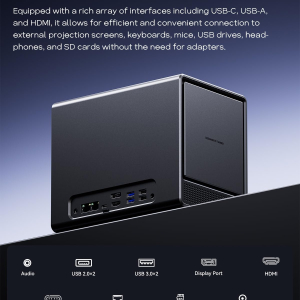 AOOSTAR NAS Mini PC 4Bay SATA HDD Storage,Ryzen7 5825U Dual DDR4 RAM Two M.2 SSD Slots Desktop NASync Computer, 2 * 2.5GbE / 4k HDMI/TF Card port/TYPE-C Network Attached Storage...
