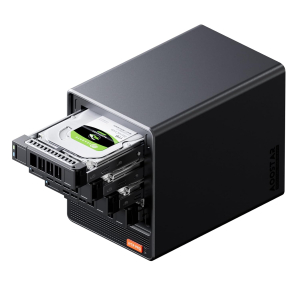 AOOSTAR NAS Mini PC 4Bay SATA HDD Storage,Ryzen7 5825U Dual DDR4 RAM Two M.2 SSD Slots Desktop NASync Computer, 2 * 2.5GbE / 4k HDMI/TF Card port/TYPE-C Network Attached Storage...
