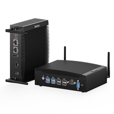 Baieyu Industrial Mini PC Windows 11 Pro, Fanless Desktop PC with Core i5-8260U, 16GB RAM DDR4 1TB SSD, 2 Gigabit Ethernet, 2 HD, 2 RS232 COM, 4 USB3.0, 4 USB2.0, BT4.2, Auto... Baieyu Industrial Mini PC Windows 11 Pro, Fanless Desktop PC with Core i5-8260U, 16GB RAM DDR4 1TB SSD, 2 Gigabit Ethernet, 2 HD, 2 RS232 COM, 4 USB3.0, 4 USB2.0, BT4.2, Auto...