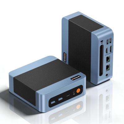 BOSGAME P3 Pro Mini Gaming PC Ryzen 9 7940HS (up to 5.0GHz), 16GB DDR5 1TB PCIe 4.0 SSD Mini Computers, Triple Screen Display, HDMI2.0/DP/USB-C, Wi-Fi 6E, BT5.2, Dual LAN Mini...