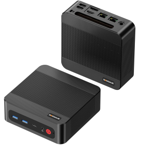 BOSGAME P3 Pro Mini Gaming PC Ryzen 9 7940HS (up to 5.0GHz), 16GB DDR5 1TB PCIe 4.0 SSD Mini Computers, Triple Screen Display, HDMI2.0/DP/USB-C, Wi-Fi 6E, BT5.2, Dual LAN Mini...