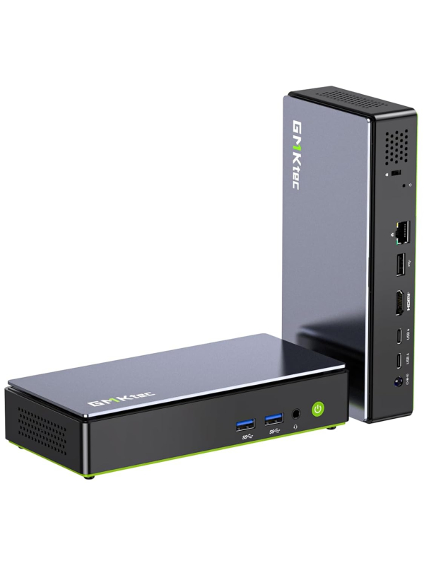 GMKtec K13 5G Mini PC AI Intel Ultra 7 256V (up to 4.8GHz) 16GB DDR5 8533MHz 512GB PCIe 4.0 SSD Gaming Mini Computer, 2X M.2 Expansion Slots, HDMI, USB4