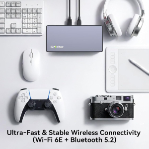 GMKtec K13 5G Mini PC AI Intel Ultra 7 256V (up to 4.8GHz) 16GB DDR5 8533MHz 512GB PCIe 4.0 SSD Gaming Mini Computer, 2X M.2 Expansion Slots, HDMI, USB4