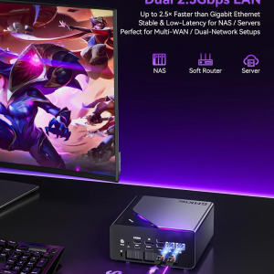 GMKtec K15 AI Mini PC Oculink Intel Ultra 5 125U 32GB DDR5 512GB SSD, Desktop Computer AI Boost, 3X M.2 2280 Storage Expansion, Dual NIC 2.5GbE, HDMI 2.1, USB4