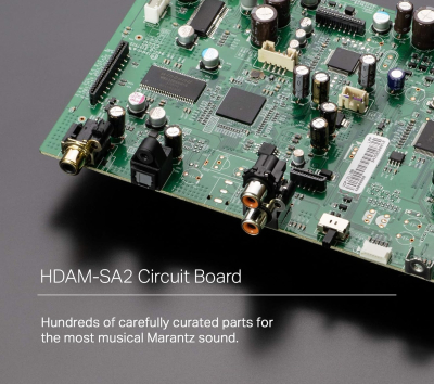 Marantz CD6007 HiFi CD Player, CD Player with CD and CD-R/RW Playback, USB, D/A Converter, Headphone Amplifier with HDAM-SA2, Gold-Plated Outputs, Silver