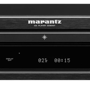 Marantz CD6007 HiFi CD Player, CD Player with CD and CD-R/RW Playback, USB, D/A Converter, Headphone Amplifier with HDAM-SA2, Gold-Plated Outputs, Silver