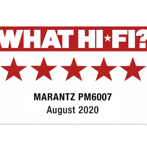 Marantz PM6007 Amplifier, Integrated Amplifier with Digital Connectivity, Analog Coaxial and Optical Inputs, 2x 45 Watt, DAC, D/A Conversion for Digital Input - Black