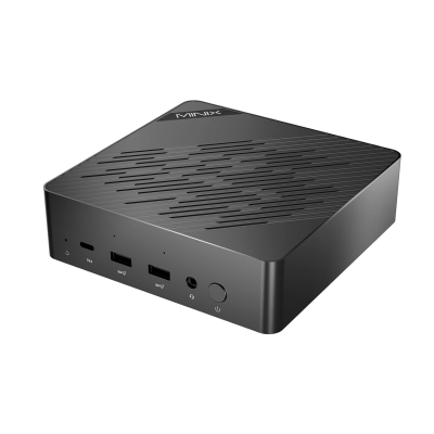 MINIX EU512-AI Mini PC Intel Core Ultra 5 125H 16GB DDR5/512GB SSD 8K Quad Output/Thunderbolt 4/Whisper-Quiet Office Design/AI Boost NPU/Dual 2.5G/Wi-Fi 6E Windows 11 Pro Home &...