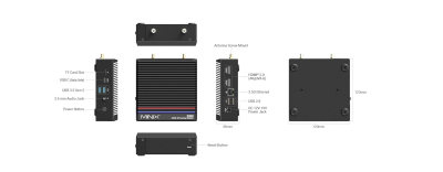MINIX Fanless Windows 11 Pro Mini PC, Intel 12th Gen N300, NEO Z300-0dB 16GB DDR4, 512GB M.2 PCIe Gen3 x 4 SSD Micro Desktop Computer, 4K Dual Display/2.5G LAN, for Business...