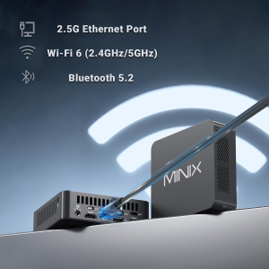 MINIX NUC150 Mini PC Intel N150, 16GB DDR5 RAM, 512GB SSD, 4K Triple Display, USB-C, 2.5G Ethernet, Wi-Fi 6, BT5.2, Windows 11 Pro mini computer,Ideal for Business, Remote Work...