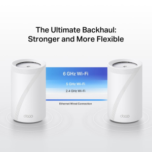TP-Link Deco BE68 BE14000 Tri-Band 7 Router,AI Roaming Router,Mesh System with MLO,Gigabit Ports,Extender Booster,VPN Encryption WiFi Booster,APP Control,Google Home,Alexa